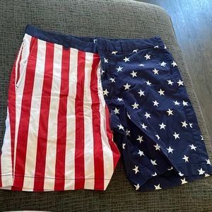 American flag shorts
